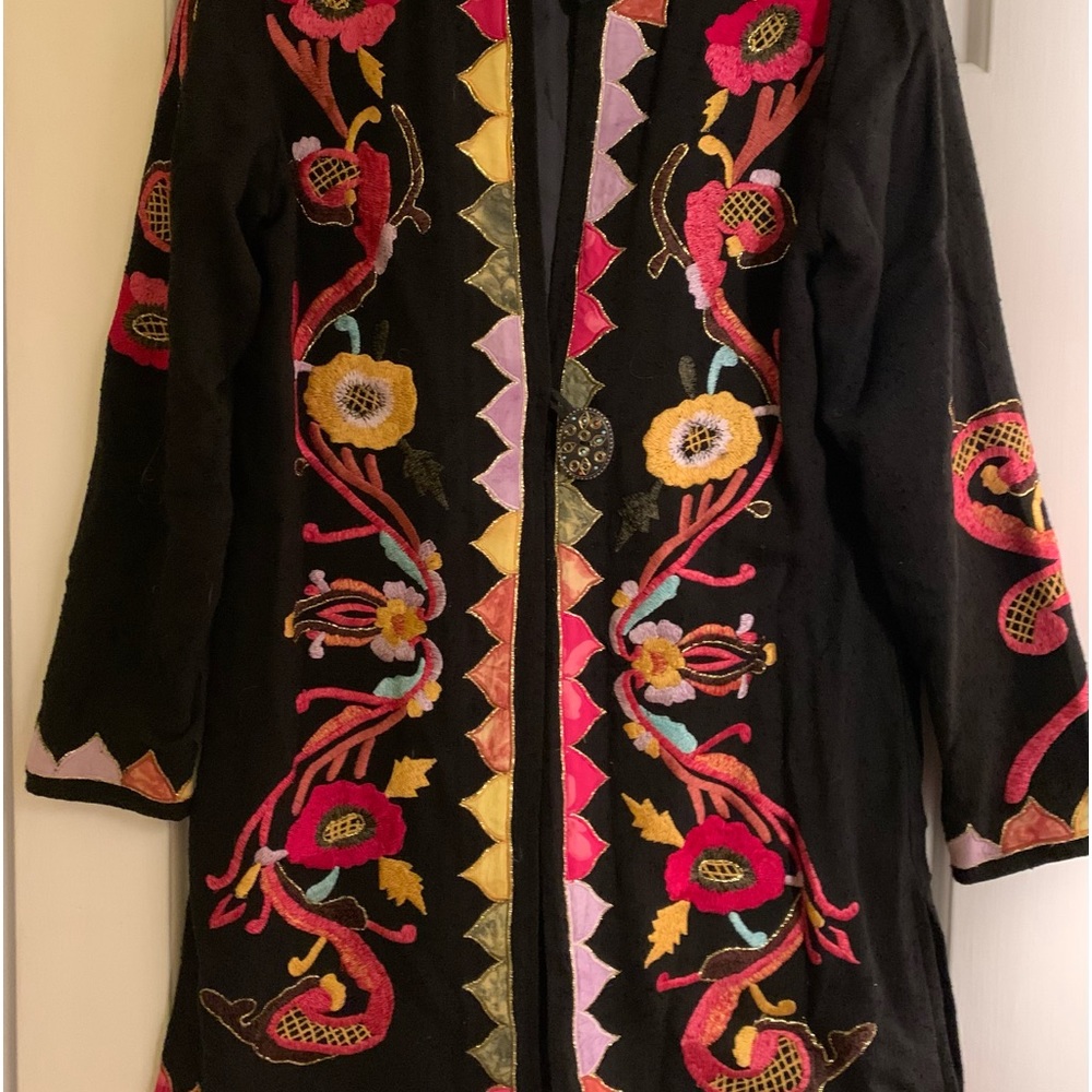 Very well-made Dress jacket. All embroidered